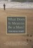 Book: What Does It Mean to Be a Man? - Thomas Hart