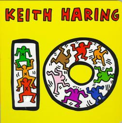 Keith Haring Ten by Keith Haring (1998, Hardcover, Board)