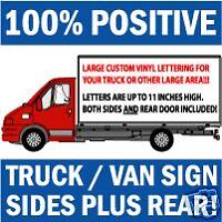 Large Vinyl Sign Lettering for Cube Van Box Truck Car | eBay