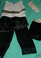 DISNEY HANNAH MONTANA 6 PC GIRLS SIZE 7/8 COSTUME NEW