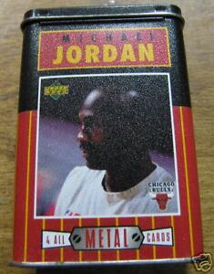 michael jordan upper deck 4 all metal cards