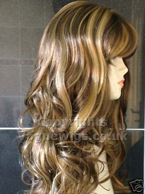 The colour shown is a luscious medium chocolate brown base with streaks of 