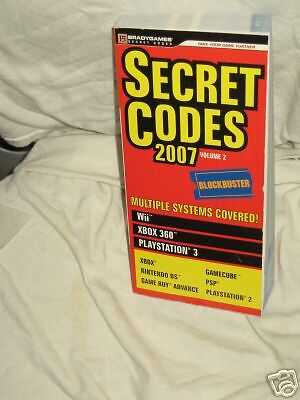 Secret Cheats Codes 2007 Wii Xbox Playstation Ps3 Ps2