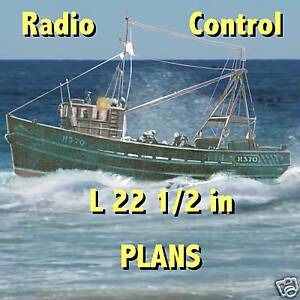 Details about MODEL R/C INSHORE FISHING TRAWLER ARTICLE &amp; PLANS on CD