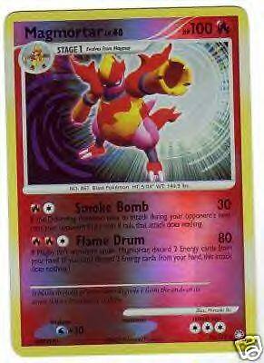 REVERSE HOLO Magmortar Pokemon Mysterious Treasures*~  