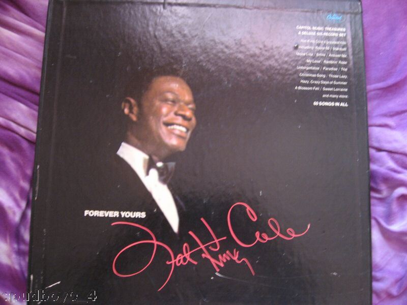 Nat King Cole   FOREVER YOURS   Rare 6 LP Box Set  