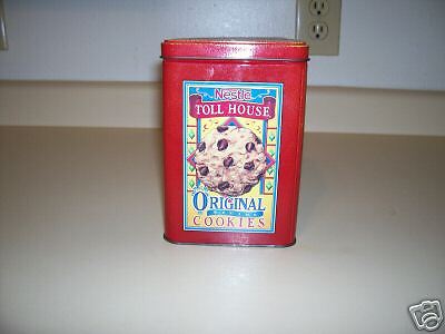 Nestle Toll House Original Cookies Canister Tin  