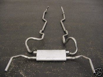 68 69 70 71 72 Nova Exhaust System Small Block V8 Aluminized  