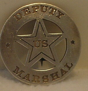 Deputy US Marshal Old West Police Badge Sheriff Ranger