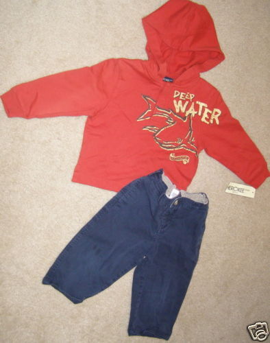 Boys LOT GAP Pants CHEROKEE Hoodie NWT BOYS 18 24 Mos  