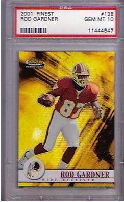 2001 ROD GARDNER FINEST RC #138 PSA 10  