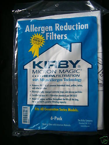 Kirby 3M Ultimate G Diamond Vacuum Cleaner Bag + Belt  