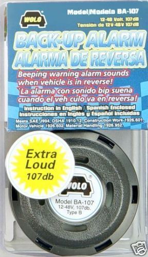 WOLO HEAVY DUTY BEEP BEEP SOUND BACK UP ALARM  