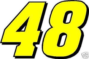 #48 Jimmie Johnson Racing Decal Sticker | eBay