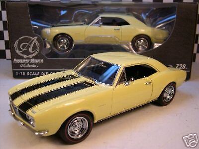   18 SCALE AUTHENTICS SERIES BUTTERNUT YELLOW 1967 CAMARO Z/28  