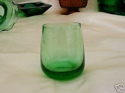 Fire King Forest Green Juice Glass 2 3/4 Tall  