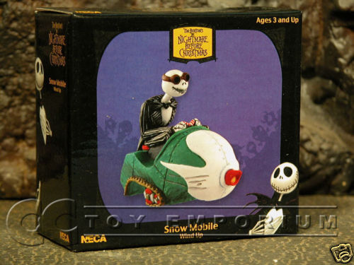 RARE Nightmare Before Christmas   Mini Jack Snow Mobile  