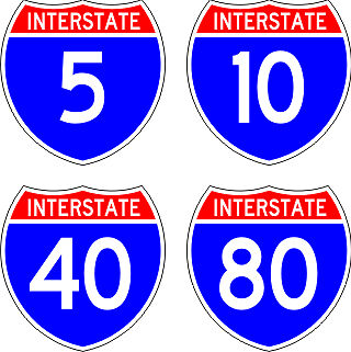 Reflective Vintage Interstate Sign. Customize for you  