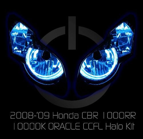 08+ Honda CBR CBR1000RR 10000K Headlight HALO Demon Eye  