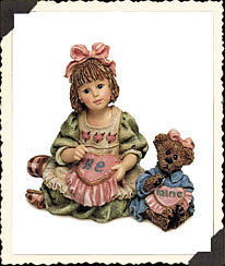 Boyds Dollstones 3539 Alyssa w Caroline A Stitch 2NDE