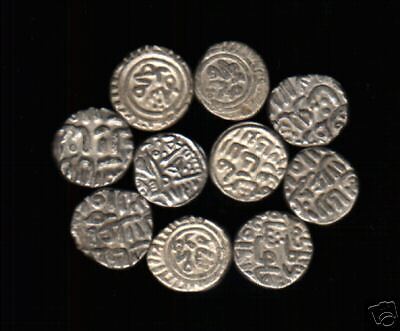 INDIA DELHI SULTANS 12   13 CENTURY SILVER COIN 100 PCS  