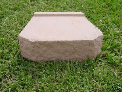 RETAINING WALL BLOCK CONCRETE CEMENT MOLD QTY 2 3001  