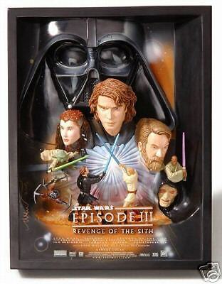 Star Wars Code 3 3D Sculpted Movie Poster Revenge Sith  