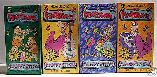 Flintstone Candy 1993 Hanna Barbara Old Store Stock  