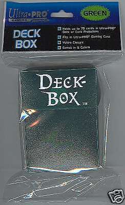 Ultra Pro Solid GREEN Deck Box (Fits MTG or YuGiOh)  