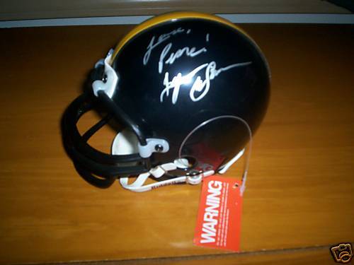 STEELERS/LYNN SWANN SIGNED FOOTBALL HELMET RARE  