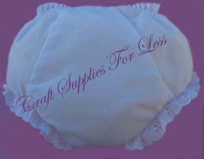 Baby Diaper Covers Bloomers   White   4T  