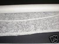 150 ft White Lace AISLE RUNNER (suresta brand ) U.S.  