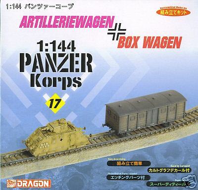 144 PANZER KORPS ARTILLERY WAGON & BOX WAGON 17  