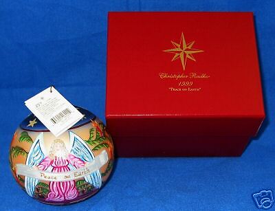 Christopher Radko 1999 Peace on Earth Ornament  