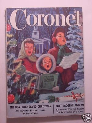 CORONET magazine December 1951 SID CAESAR IMOGENE COCA  