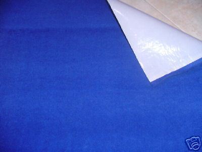 MOQUETTE ACUSTICA ADESIVA BLU ROYAL cm. 140 X 75  