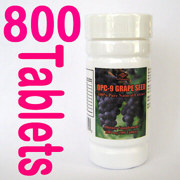 8x Grape Seed Extract OPC 9,100mg,100tabs, x8 = 800tabs  