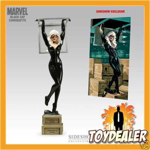 BLACK CAT EXCLUSIVE ADAM HUGHES MARVEL STATUE SIDESHOW  