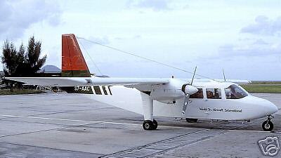 BN 2 Islander Pilatus Britten Airplane Wood Model Big  