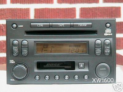 03 Bose Nissan 350Z Radio Tape 6 CD Changer Player PP 2514L