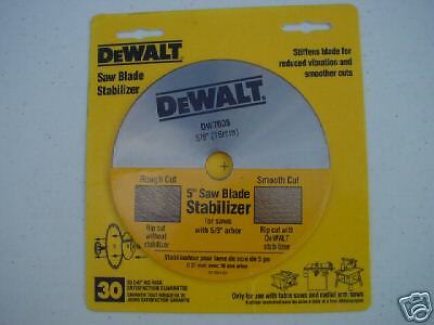 DW7605 DEWALT 5 INCH SAW BLADE STABILIZER 5/8 ARBOR  