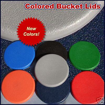 COLORED PLASTIC BUCKET LID 5/ 6 gallon SEAT or STORAGE