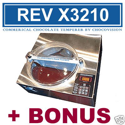 REVOLATION X3210 CHOCOLATE TEMPERING MACHINE TEMPERER  