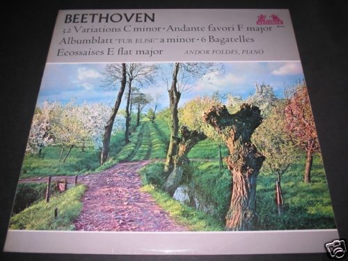 ANDOR FOLDES, PIANO / BEETHOVEN / HELIODOR / LP