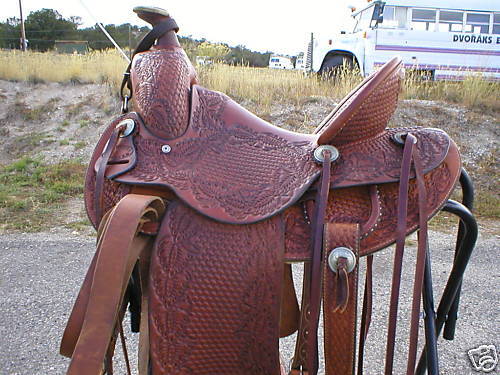 CUSTOM MADE LIMITED ED. JOHN ANDREWS SHOW SADDLE  NEW  