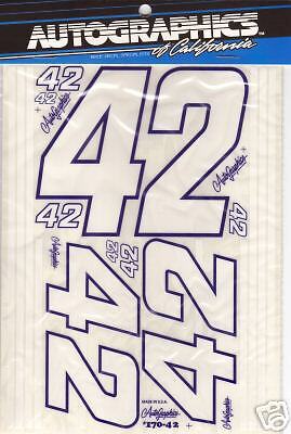 AutoGraphics 170 42 Peak #42 1/10 scale decal  