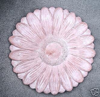 plastic mold plaster concrete cement sunflower plaque  