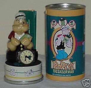 FOSSIL Limited Edition POPEYE THE SAILOR WATCH Figurine  