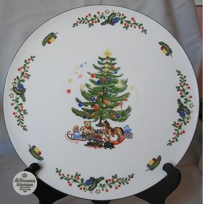 Rnd Platter Cake Plate Seltmann Weiden SLT189 Christmas  