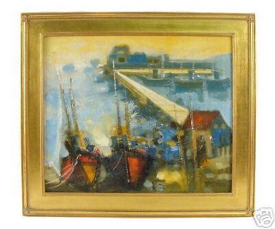 JORDI BONAS   MARBELLA, PETIT PORT  SIGNED OIL PAINTING  